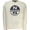 Balta bluza vyriška North Sails su dużym logo