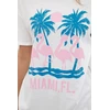 Balta medvilninė palaidinė Miami AmeliaHome