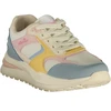 Balta sneakersy moterims Ellesse Irma 001 – mėlyna, rožinė i geltona detale