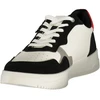 Balta sneakersy vyrams Ellesse Pansit 004 – juoda, raudona i pilka detale