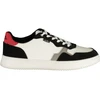 Balta sneakersy vyrams Ellesse Pansit 004 – juoda, raudona i pilka detale