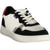 Balta sneakersy vyrams Ellesse Pansit 004 – juoda, raudona i pilka detale
