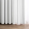 Balta užuolaida Carli su kilpomis AmeliaHome 140 × 250 cm
