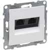 Baltas 2x RJ45 UTP 6A lizdas SUNO Legrand 721155