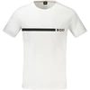 Baltas T-shirt męski BOSS 50517970RNSLIMFIT