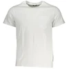 Baltas T-shirt męski K-WAY K00AI30SIGUR