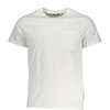 Baltas T-shirt męski K-WAY K00AI30SIGUR