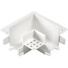 Baltas vertikalus kampinis sujungimas, skirtas BERNINI įmontuojamai magnetinei sistemai