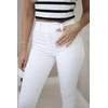 Balti džinsai Classic jeans baltas