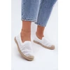 Baltos espadrilės Candessa