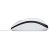 Baltos spalvos „Logitech M100“ pelė