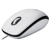 Baltos spalvos „Logitech M100“ pelė