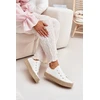 Baltos tekstilinės espadrilės Step in style