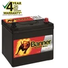 Banner 60 Ah 510A -+ 12V Power akumuliatorius 233x173x203/225mm