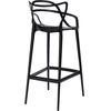 Baro kėdė HILO PREMIUM 65CM, juoda, plastikinė