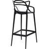 Baro kėdė HILO PREMIUM 75CM, juoda, plastikinė