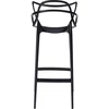 Baro kėdė HILO PREMIUM 75CM, juoda, plastikinė