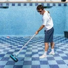 VEVOR Baseino valymo šepetys 50 cm su nailoninėmis šereliais