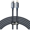 Ausinės Baseus CAJY000301 Lightning - USB-C PD QC laidas 20W 480Mb/s 2m - juodas