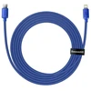Ausinės Baseus CAJY000303 Lightning - USB-C PD laidas 20W 480Mb/s 2m - mėlynas