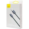 Ausinės Baseus Crystal Shine serijos USB laidas greitam įkrovimui ir duomenų perdavimui, USB Type A - Lightning, 2.4A, 2m, juodas (CAJY000101)