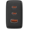 Baseus Cube Pro 65W GaN įkroviklis 2x USB-C USB-A – juodas