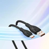 Baseus Pudding 100W USB-A – USB-C kabelis, 1,2 m – juodas