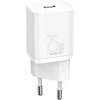 Baseus Super Si 1C greitas sieninis įkroviklis USB Type-C 25W Power Delivery Quick Charge baltas (CCSP020102)