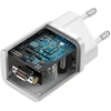 Baseus Super Si 1C greitas sieninis įkroviklis USB Type-C 25W Power Delivery Quick Charge baltas (CCSP020102)
