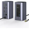 Baseus USB-C stotelė Nomos Air 12 in 1, 2x 4K HDMI, 10Gbps USB, 100W PD, Ethernet