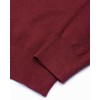 BASIC vyriška klasikinio kirpimo viskozės palaidinė apvalia iškirpte - bordo spalvos V11 OM 0106