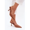 Basutės smėlio spalvos su kulniuku atviru kulnu kasdienai Eleganti