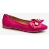 bateliai su lankeliu ir segtuku Fuchsia Satris