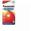 Baterija CR1220 PANASONIC 1 vnt. kaina už pakuotę.
