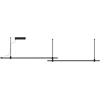Bėgelis HOOP, juodas, 1,8m, 4269600