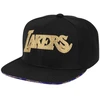 Beisbolo kepurė Mitchell & Ness True Luck Los Angeles Lakers, juoda ir aukso spalvos