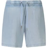 Błękitne szorty dresowe moterims Guess Jeans su efektem sprania