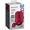 Pelė DEFENDER GASSA MM-105 RF SILENT Raudonas