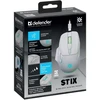 Belaidė pelė DEFENDER STIX GM-009 RF 3200DPI 7P, balta, 52009