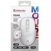 Pelė DEFENDER FEAM MM-296 RF SILENT Baltas