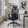 BENTO juoda moderni ergonominė pasukama biuro kėdė