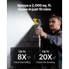 VEVOR Beorė dažymo mašina 1500W, 3300PSI su vežimėliu