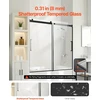 VEVOR Berėmis stumdomas vonios durys 142-152 cm x 152 cm