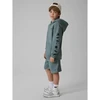 Berniukų džemperis su gobtuvu 4F, žalsvas
