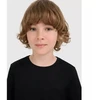 Berniukų klasikinio kirpimo vienspalviai marškinėliai 4F 4FJRMM00TTSHM3254-20S