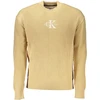 BEŻOWY SWETER MĘSKI CALVIN KLEIN