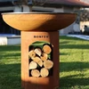 Bonfeu BF Bonbiza XL atviras rūdinto metalo sodo židinys
