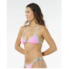Bikinio liemenėlė Rip Curl Surf Puff Sliding Tri, rožinė