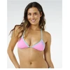 Bikinio liemenėlė Rip Curl Surf Puff Sliding Tri, rožinė