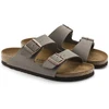 „Birkenstock Arizona Birko-Flor Nubuck Stone“ pilki moteriški/vyriški įspiriami sandalai (0151211)